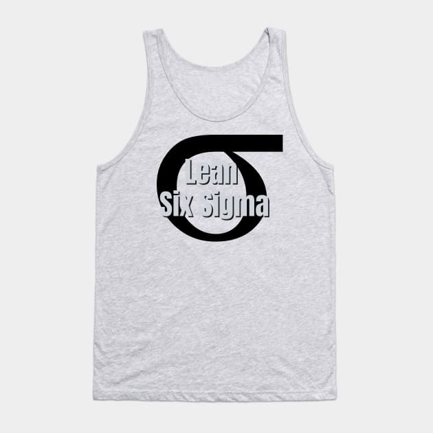 Lean Six Sigma / Sigma Symbol Tank Top by Viz4Business